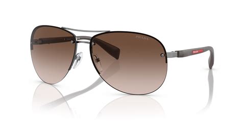 prada ps 56 ms|Prada Linea Rossa PS 56MS 65 Brown Gradient & Gunmetal .